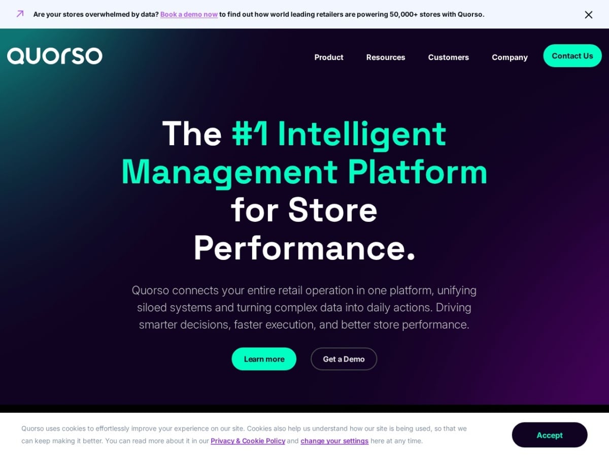 Quorso homepage